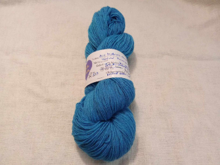 Organic merino Modrá delta