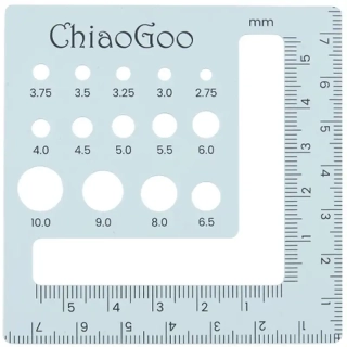 ChiaoGoo rámeček - Měřidlo jehlic a vzorků