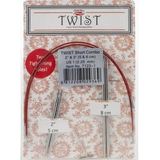 ChiaoGoo Twist Short Combo set 5 + 8Cm vel. 2,25mm