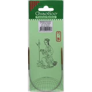 ChiaoGoo Fixní Kruhové bambusové jehlice 23 cm 2,25mm
