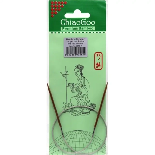 ChiaoGoo Fixní Kruhové Bambusové jehlice 40 cm 2,25mm