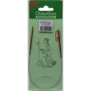 ChiaoGoo Fixní Kruhové Bambusové jehlice 30 cm 2,5mm