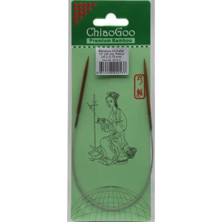 ChiaoGoo Fixní Kruhové Bambusové jehlice 30 cm 2,75mm