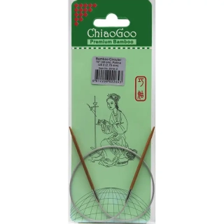 ChiaoGoo Fixní Kruhové Bambusové jehlice 40 cm 2,75mm