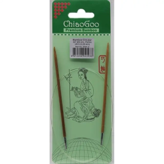 ChiaoGoo Otočné 360° Kruhové Bambusové jehlice 60 cm 3,25mm