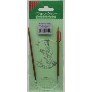 ChiaoGoo Otočné 360° Kruhové Bambusové jehlice 60 cm 3,5mm