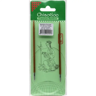 ChiaoGoo Otočné 360° Kruhové Bambusové jehlice 60 cm 3,75mm