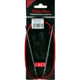 ChiaoGoo Lace Kruhové Fixní Jehlice 100Cm 3,25mm