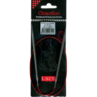 ChiaoGoo Lace Kruhové Fixní Jehlice 60Cm 4,5mm