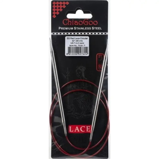 ChiaoGoo Lace Kruhové Fixní Jehlice 80Cm 4,5mm