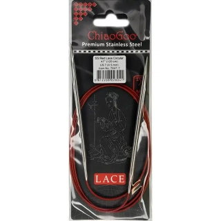 ChiaoGoo Lace Kruhové Fixní Jehlice 120Cm 4,5mm