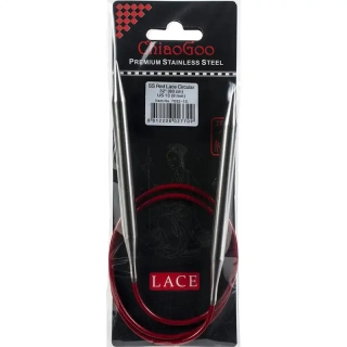 ChiaoGoo Lace Kruhové Fixní Jehlice 80Cm 9mm