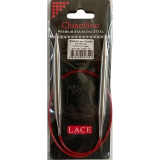ChiaoGoo Lace Kruhové Fixní Jehlice 60Cm 10mm