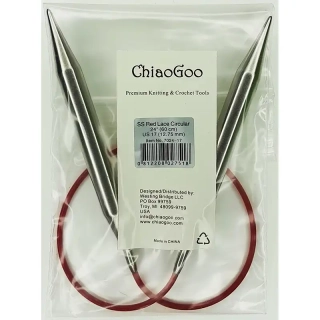 ChiaoGoo Lace Kruhové Fixní Jehlice 60Cm 