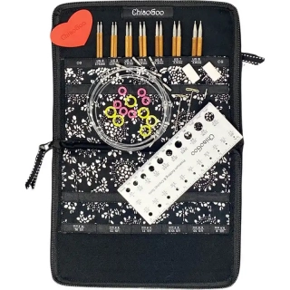 ChiaoGoo Set vyměnitelných jehlic Spin Bamboo Small 10Cm