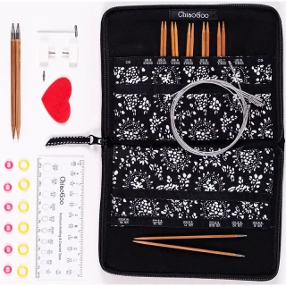 ChiaoGoo Set vyměnitelných jehlic Spin Bamboo Small 13Cm