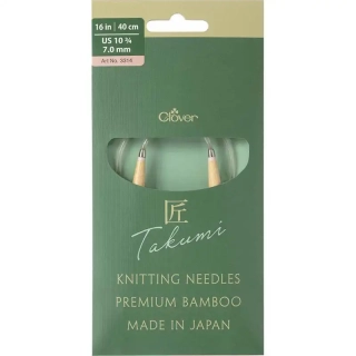 Clover kruhové otočné fixní jehlice Pro Takumi 40cm 7mm