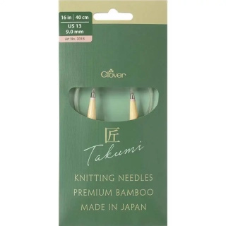 Clover kruhové otočné fixní jehlice Pro Takumi 40cm 9mm