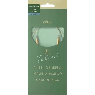 Clover kruhové otočné fixní jehlice Pro Takumi 80cm 4mm
