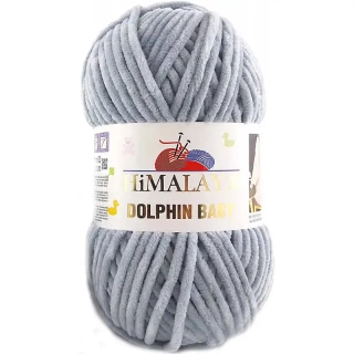 HIMALAYA Příze Dolphin Baby 80380 Šedivá