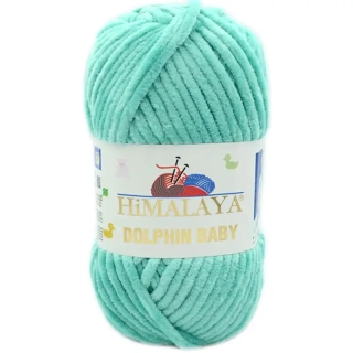 HIMALAYA Příze Dolphin Baby 80387 Zelený tyrkys