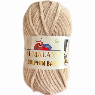 HIMALAYA Příze Dolphin Baby 80373 Bílá káva