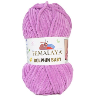 HIMALAYA Příze Dolphin Baby 80356 Fialovo Růžová