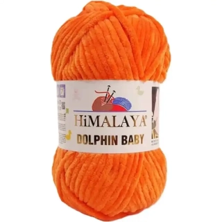 HIMALAYA Příze Dolphin Baby 80372 Dýňová