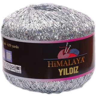 Himalaya Yildiz 58101 Stříbrná se stříbrnými flitry