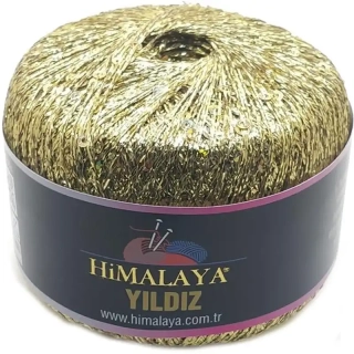 Himalaya Yildiz 58102 Zlatá se zlatými flitry