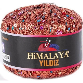 Himalaya Yildiz 58107 Měděná s barevnými flitry