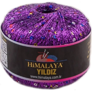Himalaya Yildiz 58115 Fialová s barevnými flitry