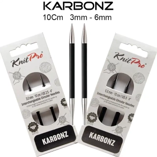 KnitPro Karbonz kruhové výměnné 10Cm