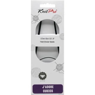 KnitPro J’adore Cubics Kruhové Fixní Jehlice 60 Cm 3,75mm