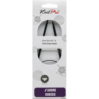 KnitPro J’adore Cubics Kruhové Fixní Jehlice 60 Cm 4,5mm