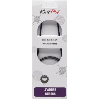 KnitPro J’adore Cubics Kruhové Fixní Jehlice 80 Cm 3mm