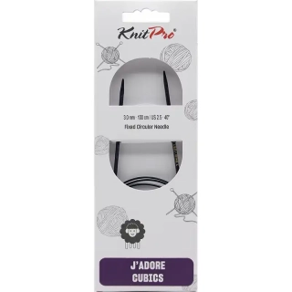 KnitPro J’adore Cubics Kruhové Fixní Jehlice 100 Cm 3mm