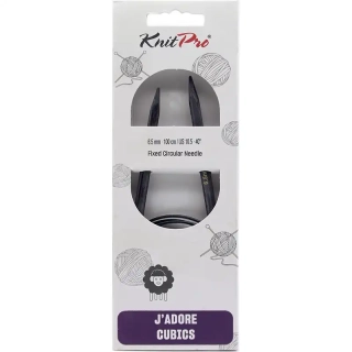 KnitPro J’adore Cubics Kruhové Fixní Jehlice 100 Cm 6,5mm