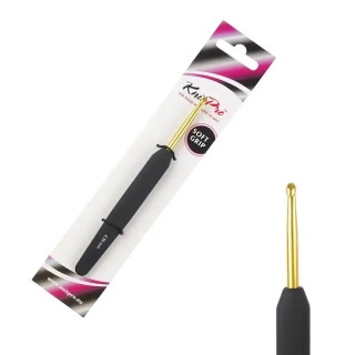 KnitPro Softgrip hliníkový háček 4,5mm