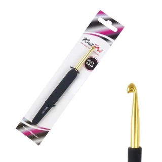 KnitPro Softgrip hliníkový háček 6mm