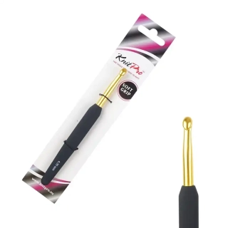 KnitPro Softgrip hliníkový háček 6,5mm