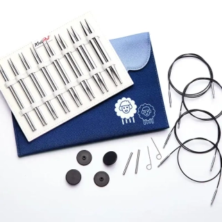 KnitPro Nova Metal set vyměnitelných jehlic 11,5 cm