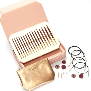 KnitPro Symfonie Rose Deluxe set vyměnitelných jehlic