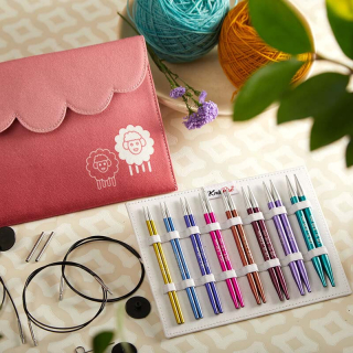 KnitPro Zing Deluxe set vyměnitelných jehlic