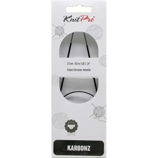 Knitpro Karbonz Fixní Kruhové jehlice 60Cm 2mm 