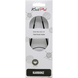 Knitpro Karbonz Fixní Kruhové jehlice 60Cm 3mm 