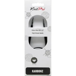 Knitpro Karbonz Fixní Kruhové jehlice 60Cm 6mm 