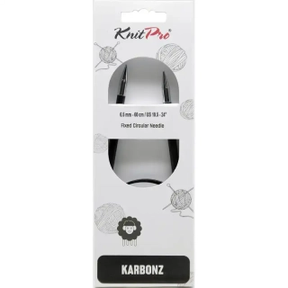 Knitpro Karbonz Fixní Kruhové jehlice 60Cm 6,5mm 