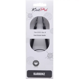 Knitpro Karbonz Fixní Kruhové jehlice 60Cm 7mm 