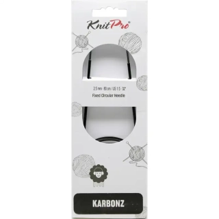 Knitpro Karbonz Fixní Kruhové jehlice 80Cm 2,5mm 